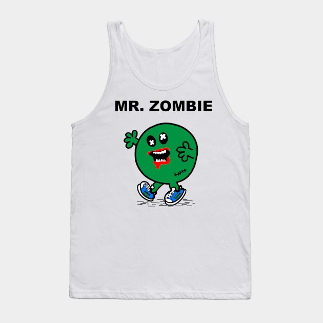 Mr Zombie Tank Top by BrotherAdam